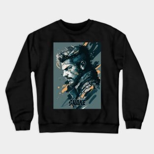 Snake Portrait Crewneck Sweatshirt